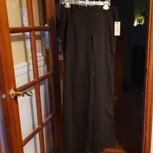 NWT Studio M black pinstriped pants sz 8